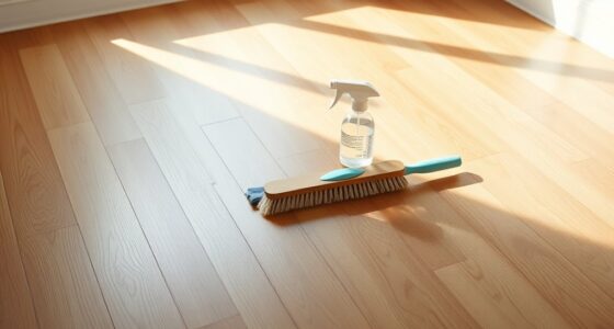 clear debris and dust