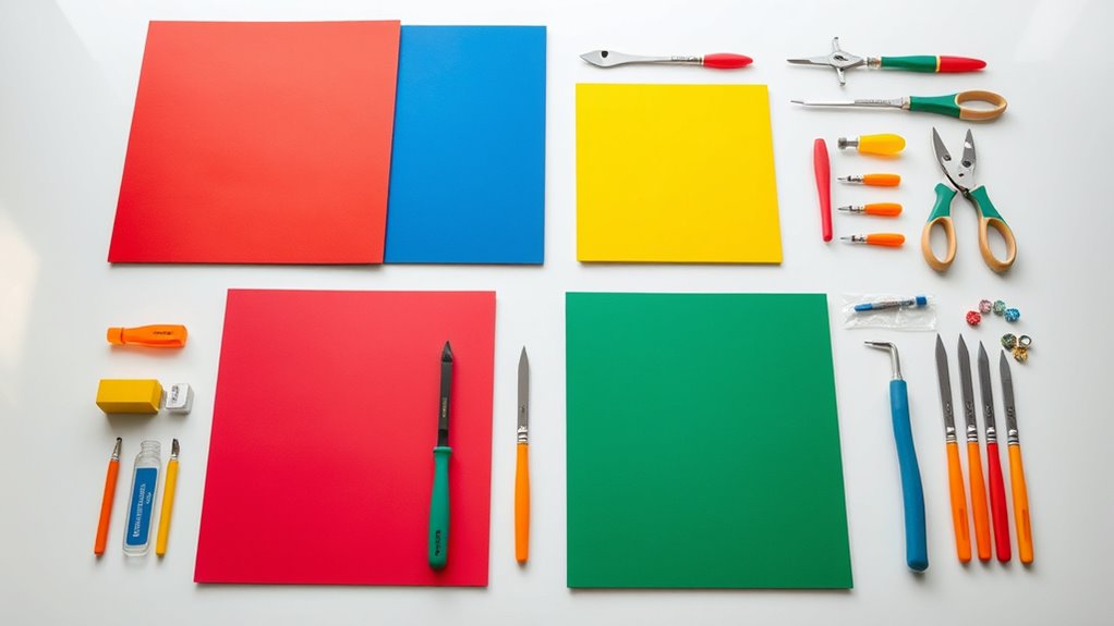 color coded workspace organization