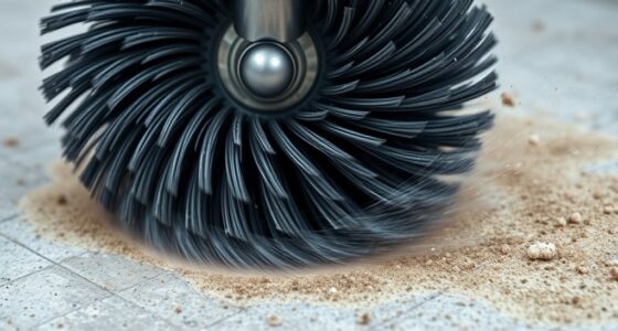 cylindrical floor scrubber details