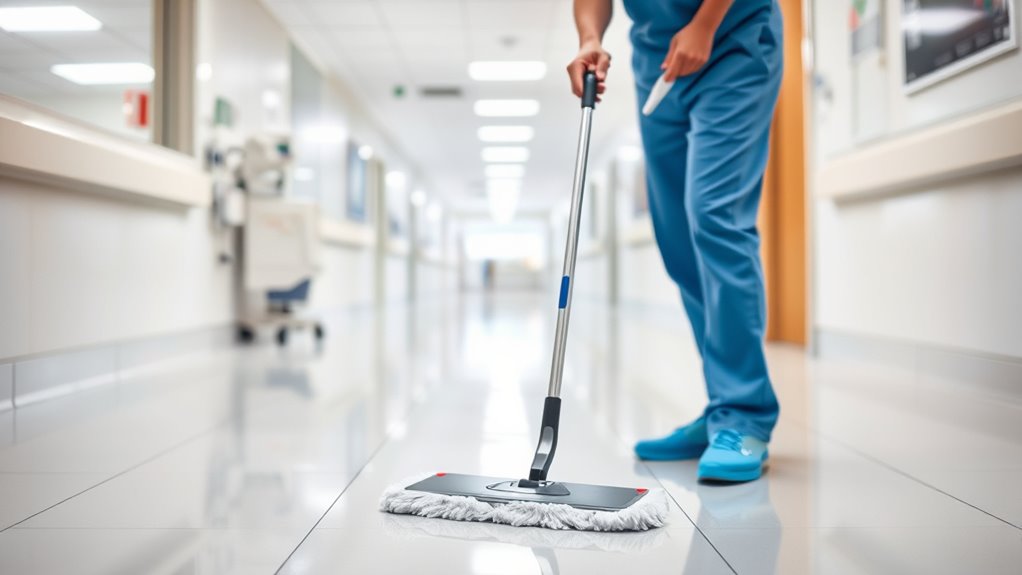 effective healthcare floor sanitation