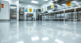 ensure proper floor sanitation procedures