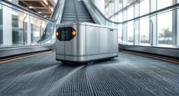 escalator and walkway cleaners