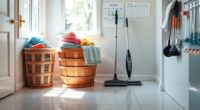 establish daily cleaning schedule