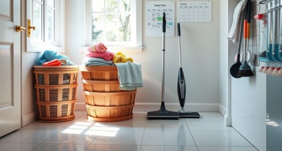 establish daily cleaning schedule