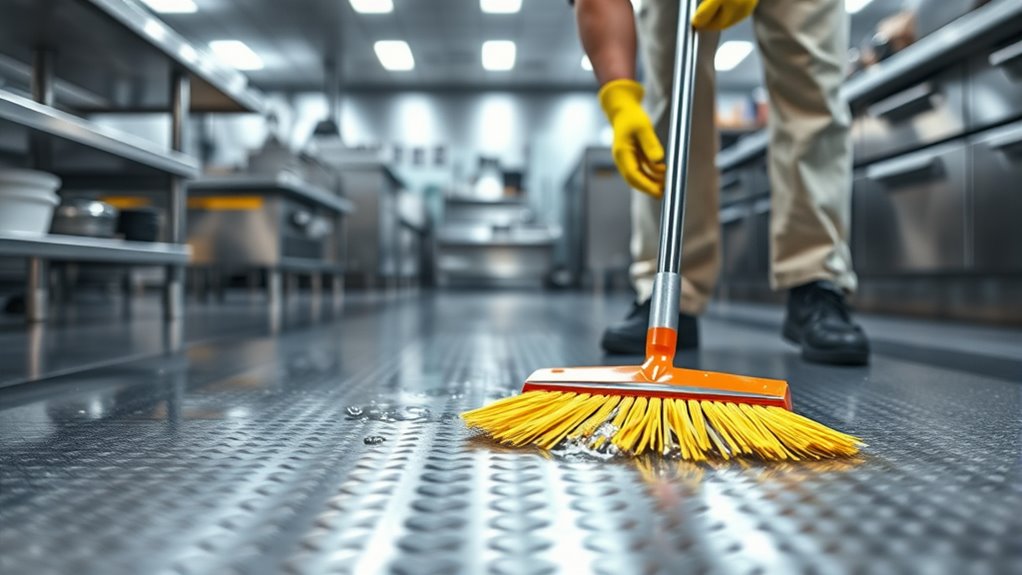 food facility sweeping sanitation