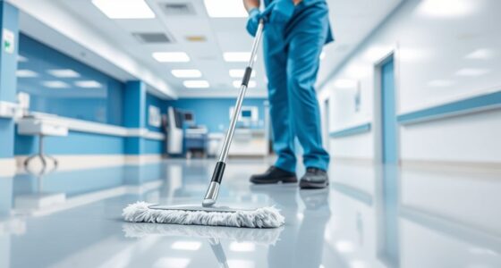 healthcare floor sanitation procedures