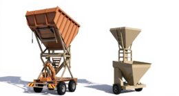 hopper dumping heights comparison