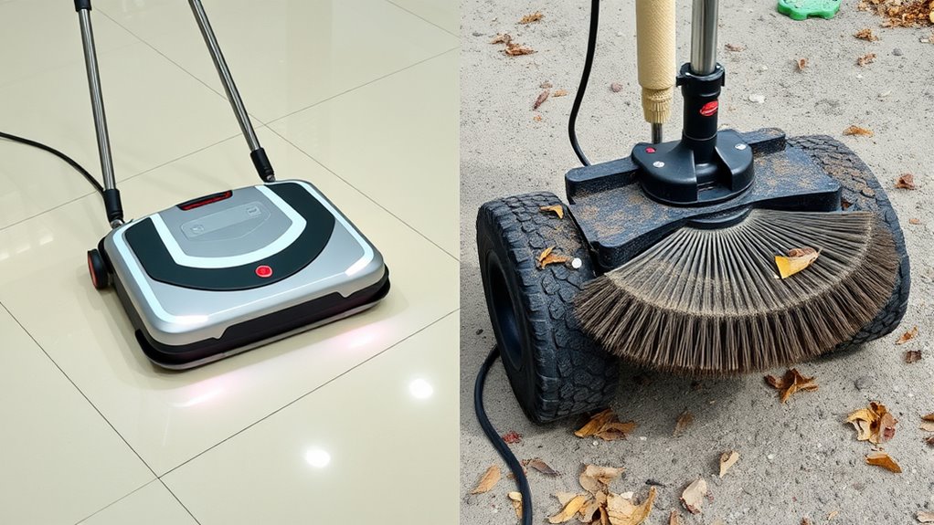 indoor outdoor sweeper comparison