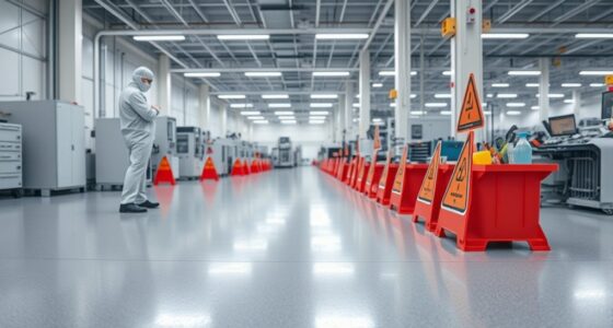 keep floors clear of debris