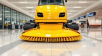 large airport terminal cleaners