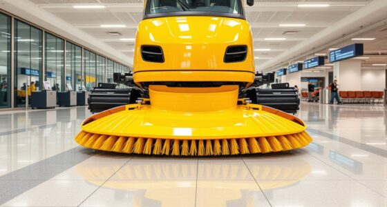 large airport terminal cleaners