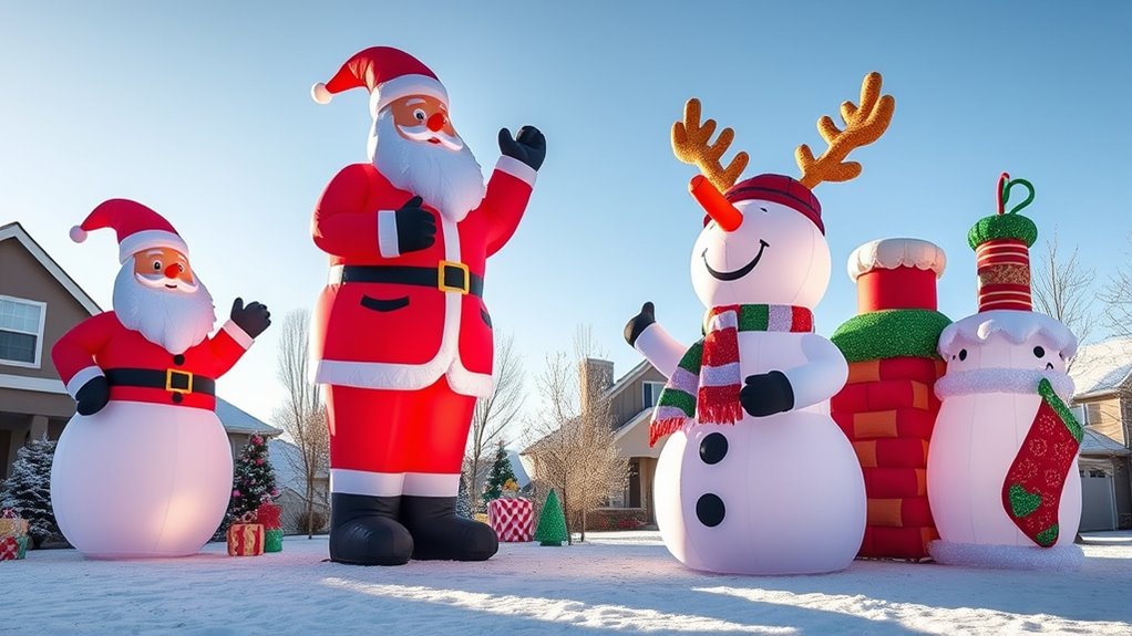 large festive inflatable decorations