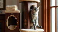 luxurious cat scratching posts