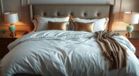 luxury bedding for retreat