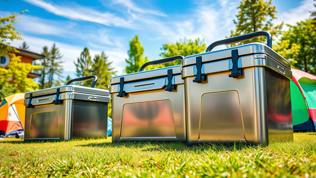 luxury camping cooler options