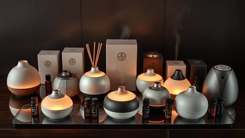 luxury essential oil diffuser sets