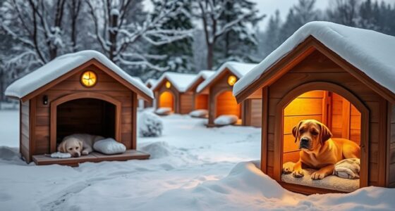 luxury heated outdoor pet shelters