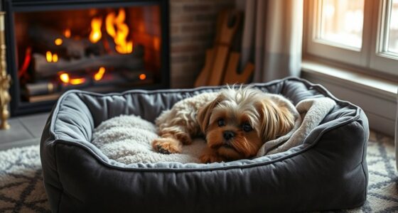 luxury heated pet beds