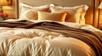 luxury king bed bedding