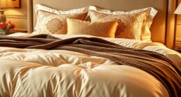 luxury king bed bedding