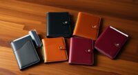 luxury leather passport sets