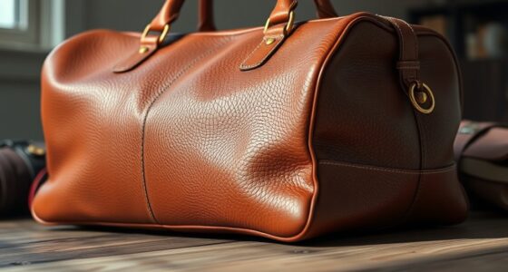 luxury leather travel bags