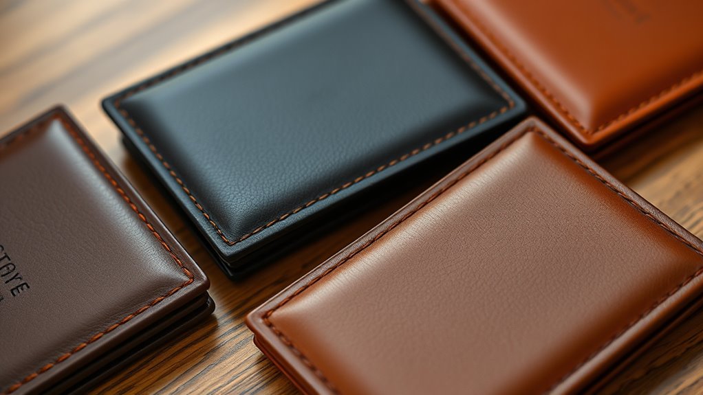 luxury leather wallet essentials