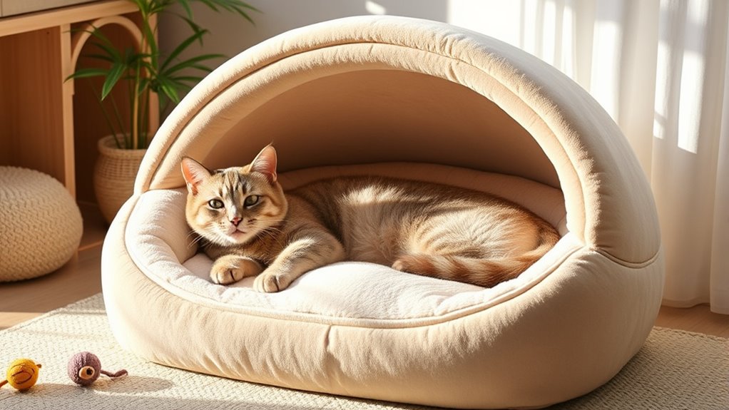 luxury orthopedic cat beds