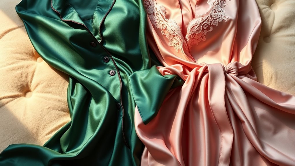 luxury silk pajama sets