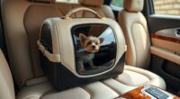 luxury travel dog carriers