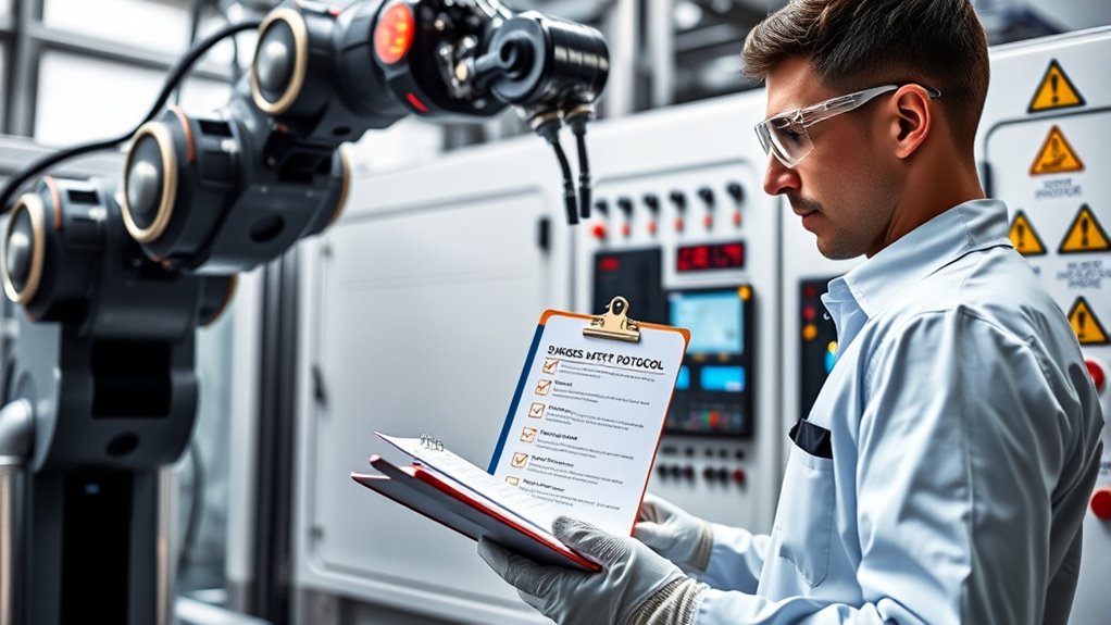 maintain robot safety protocols
