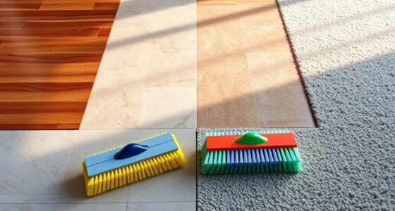 matching scrubbers to floors