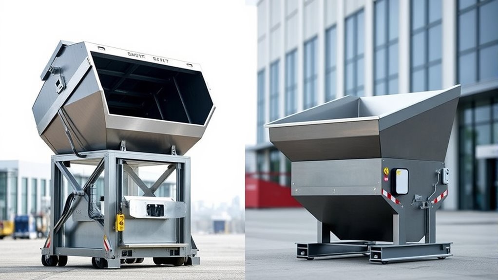 optimized hopper capacity materials