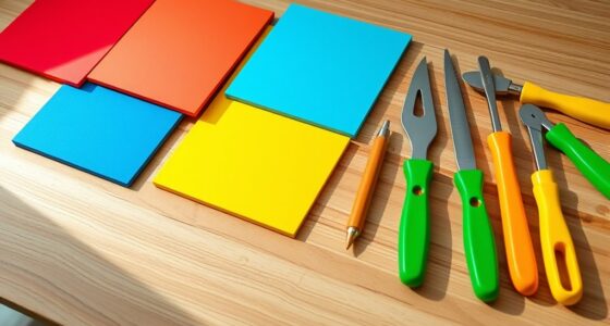 organize tools with color coding