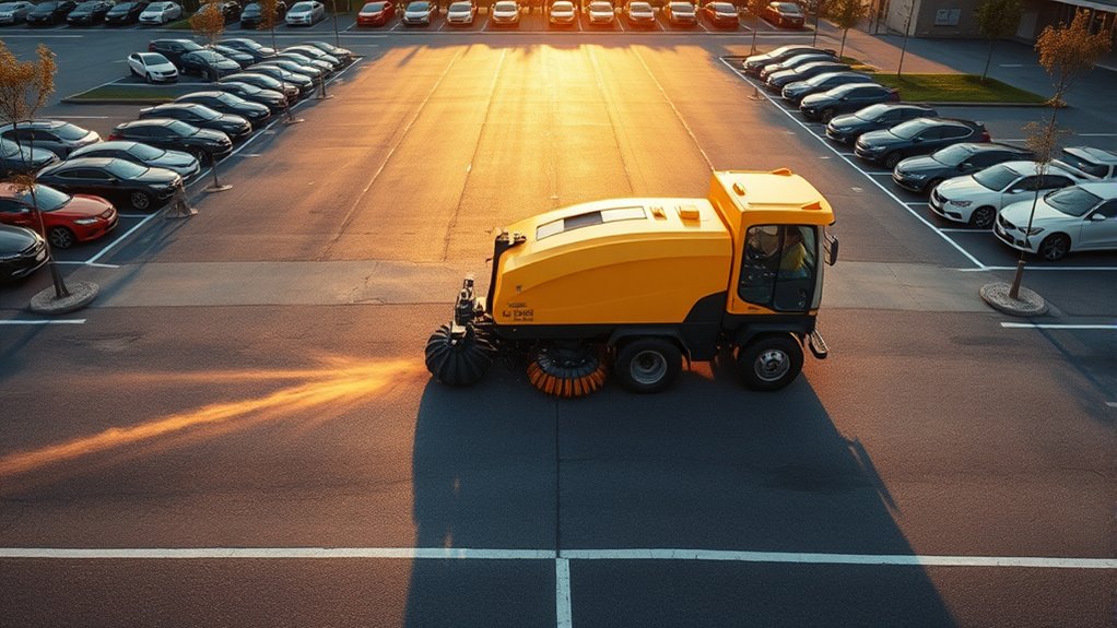 parking lot cleaning strategies