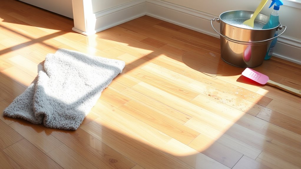 proper floor cleaning preparation