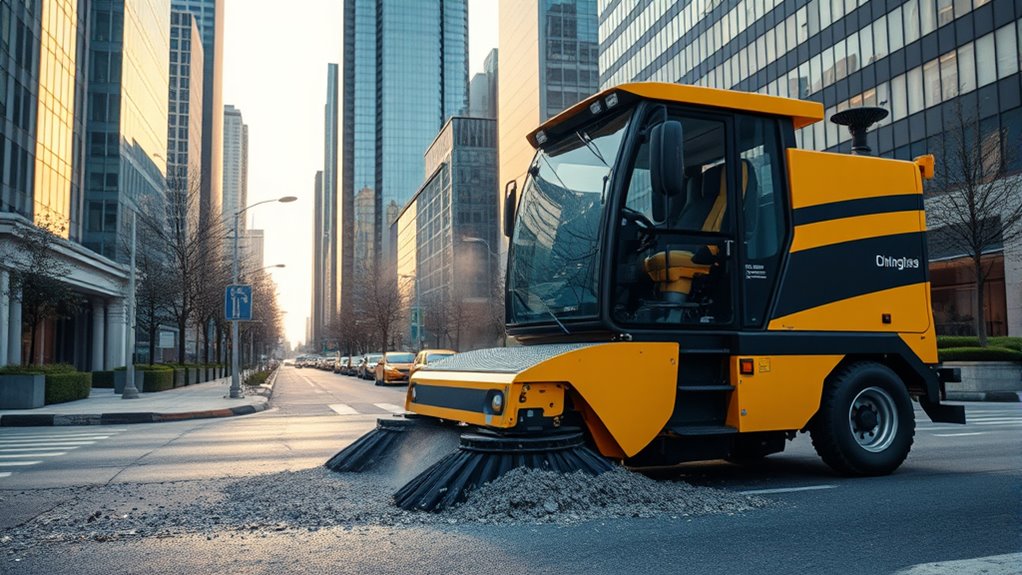 reducing sweeper emissions effectively