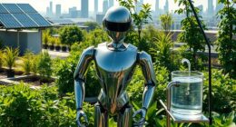 robots energy water use