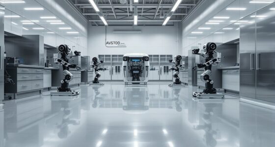 robots floor and facility preparation