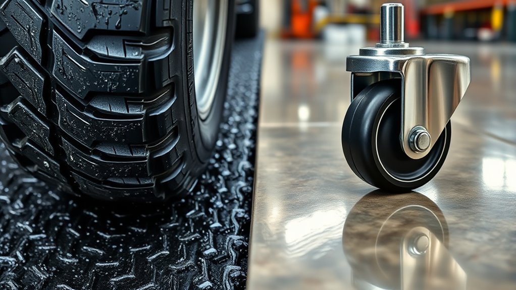 rubber tread friction traction