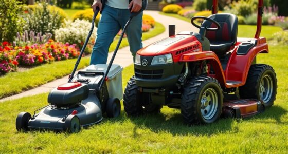 selecting lawn mowing equipment