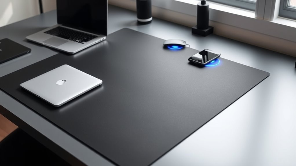 smart desk mats with wireless charging