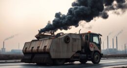 sweeper emissions environmental impact