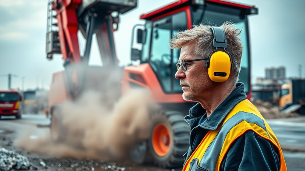 sweeper noise hearing protection