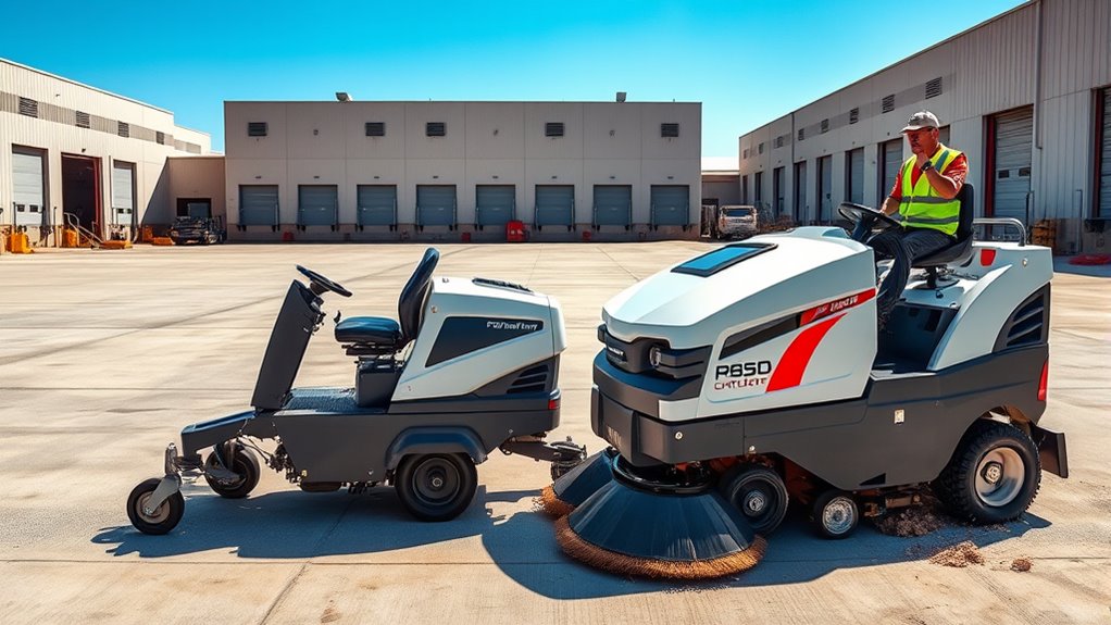 sweeper types efficiency and maintenance