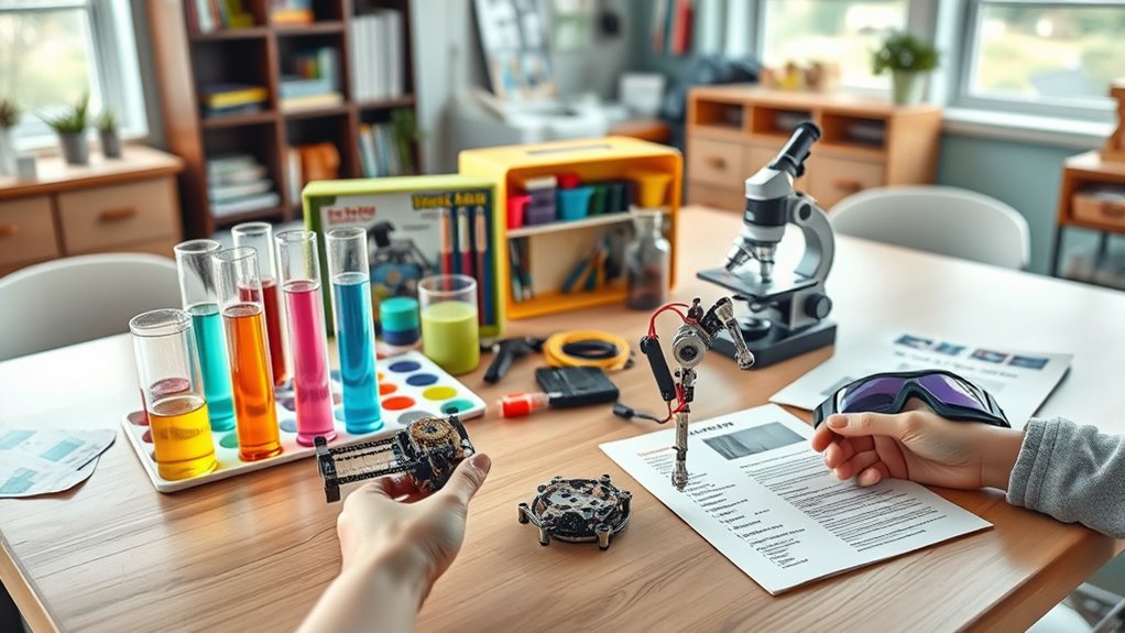 teen science kit selection