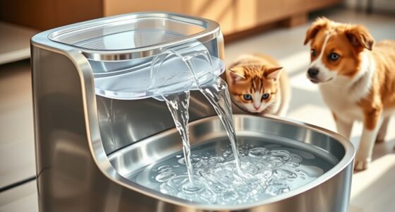 top automatic pet water fountains