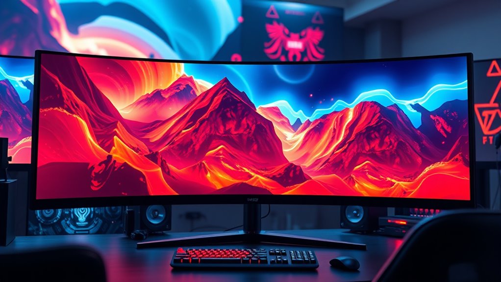 top curved monitors 2025