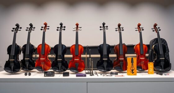 top premium electric violin kits