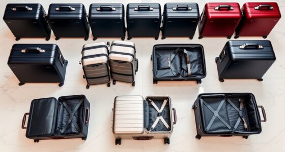 top premium expandable suitcase sets